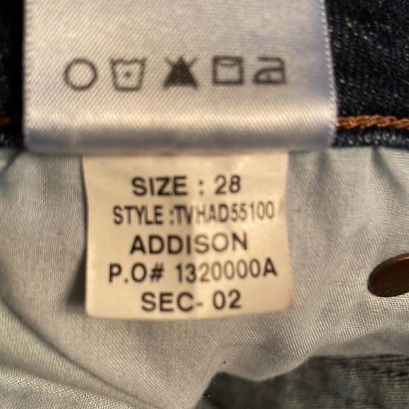 Joe's Jeans Addison Distressed Skinny Jeans Size 28 - Picture 8 of 12